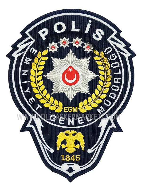 3 BOYUTLU POLİS GÖĞÜS ARMASI