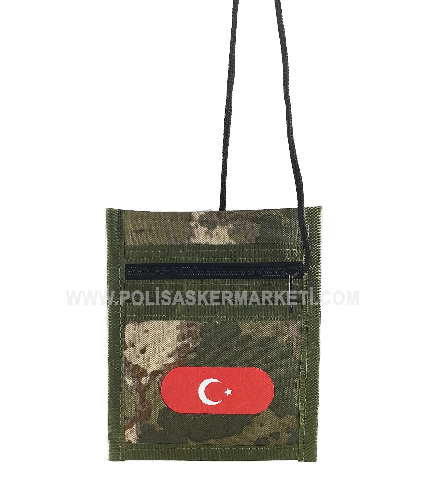 İPLİ ASKER BOYUN CÜZDANI
