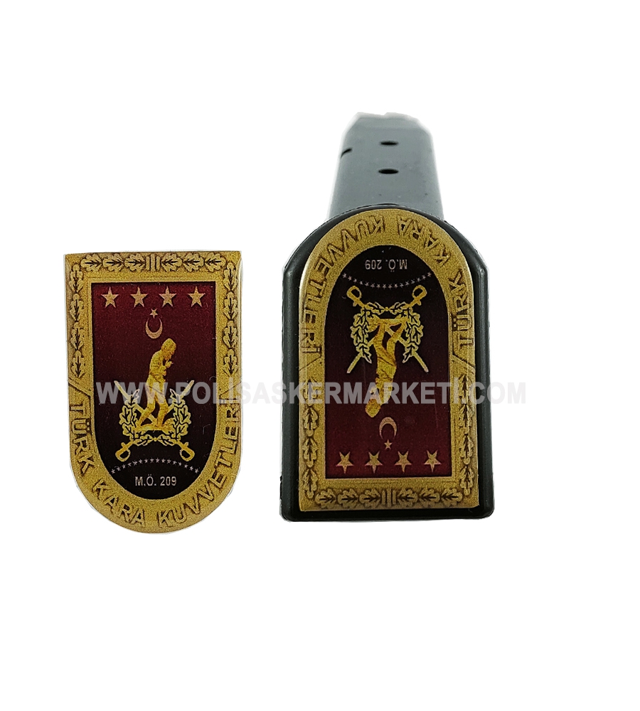 KARAKUVVETLERİ LOGOLU ŞARJÖR ALTI STİCKER