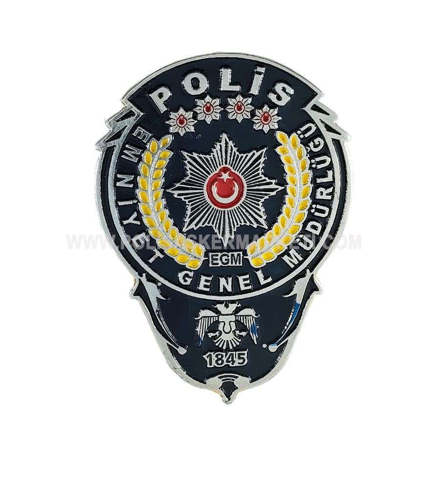 METAL POLİS CÜZDAN ROZETİ