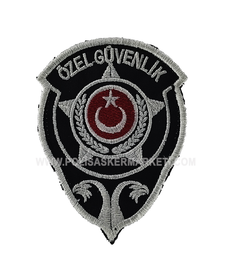NAKIŞ İŞLEMELİ ÖZEL GÜVENLİK GÖĞÜS ARMASI