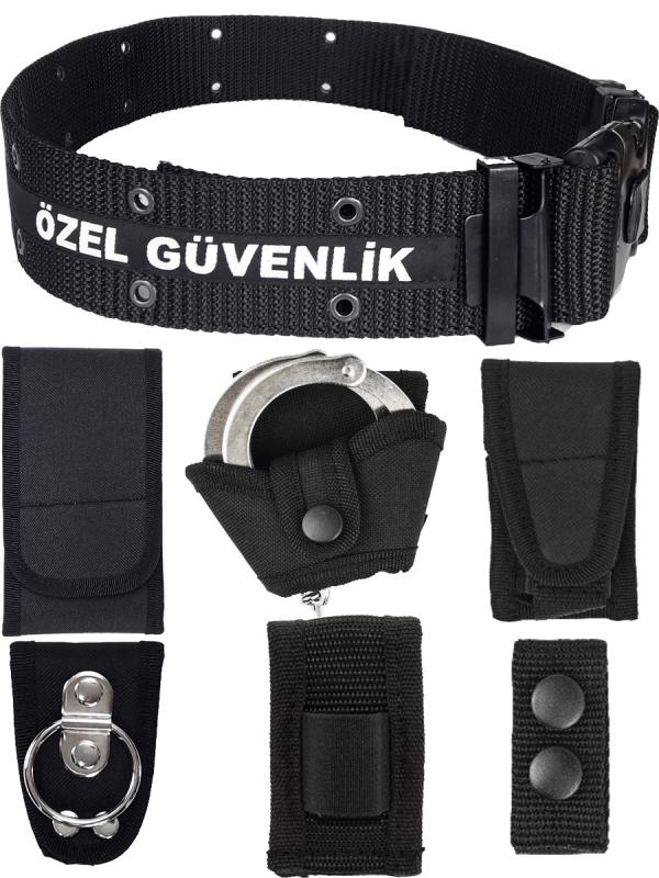ÖZEL GÜVENLİK YAZILI PALASKA SETİ