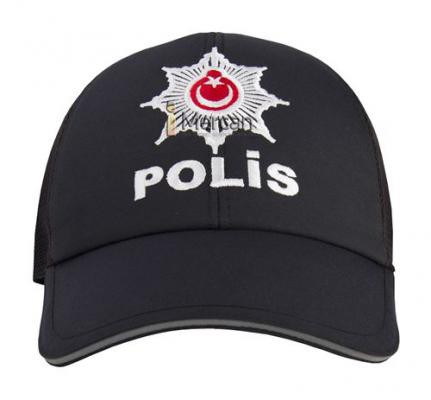 LACİVERT FİLELİ POLİS KEPİ