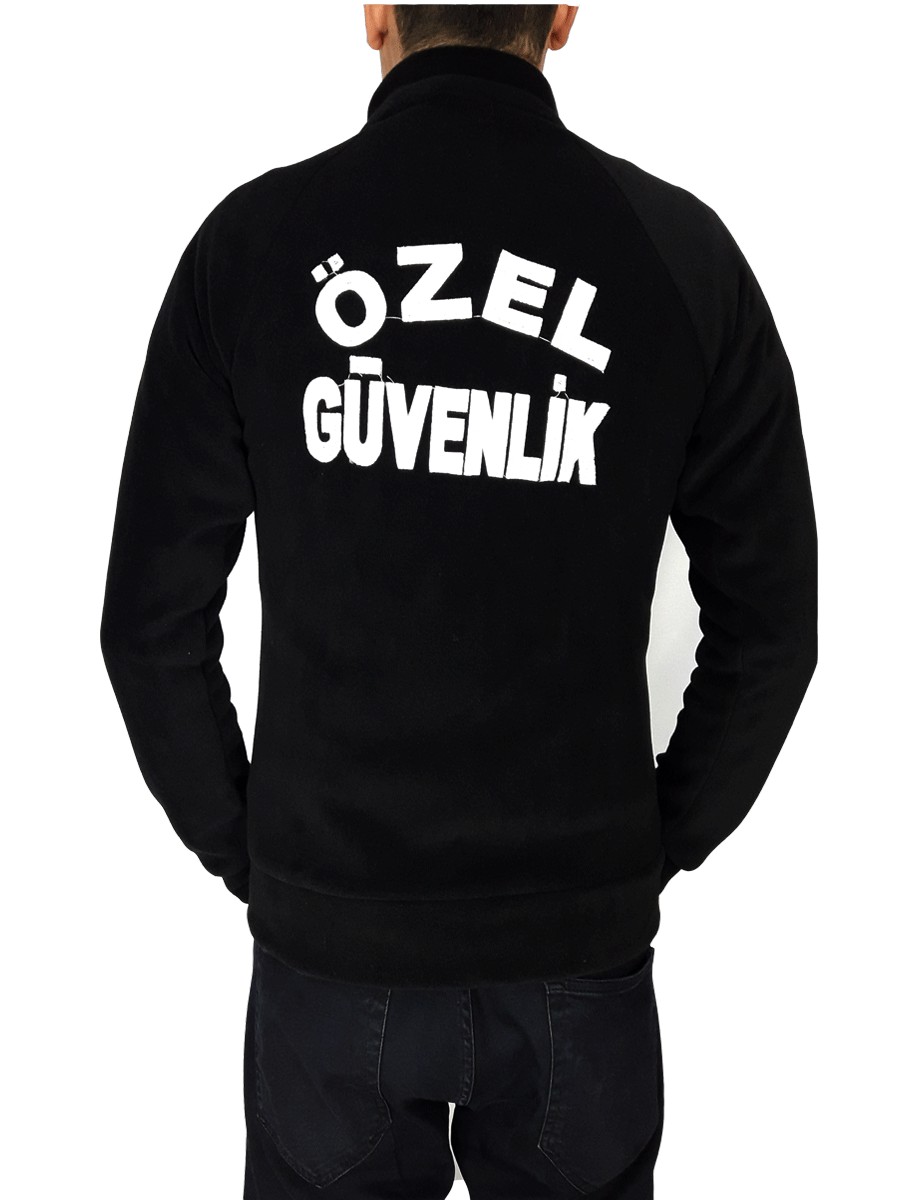 SİYAH ÖZEL GÜVENLİK POLAR MONTU