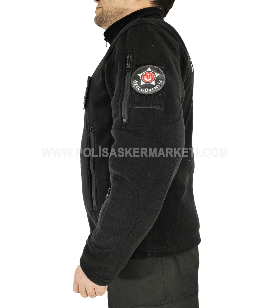 SİYAH ÖZEL GÜVENLİK TAKTİK POLAR