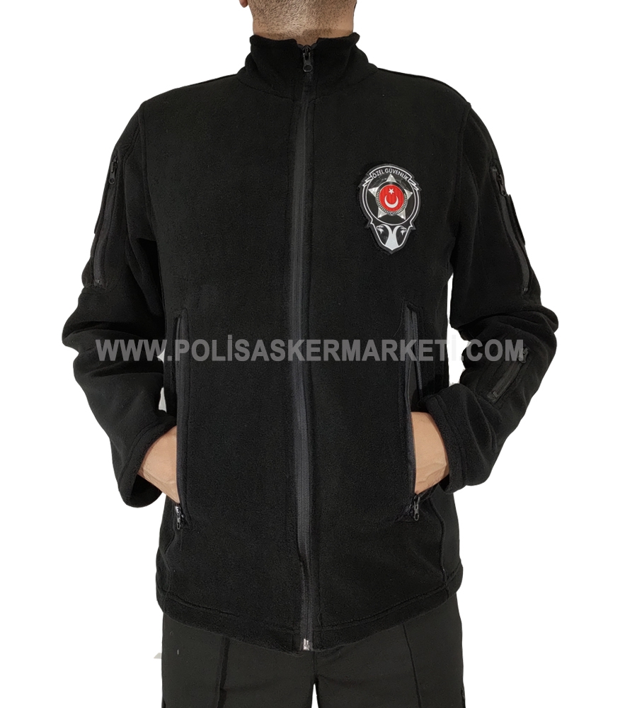SİYAH ÖZEL GÜVENLİK TAKTİK POLAR