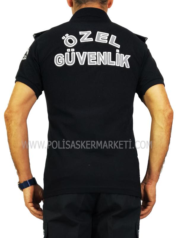 SİYAH ÖZEL GÜVENLİK TİŞÖRTÜ