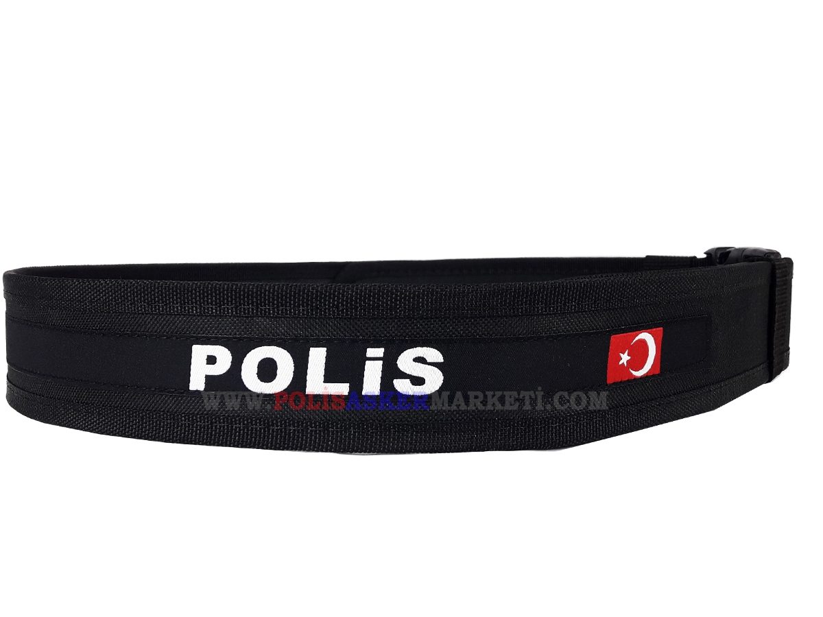 SİYAH POLİS YAZILI PALASKA