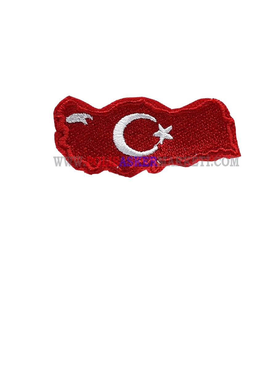 TÜRKİYE HARİTALI ASKERİ PEÇ